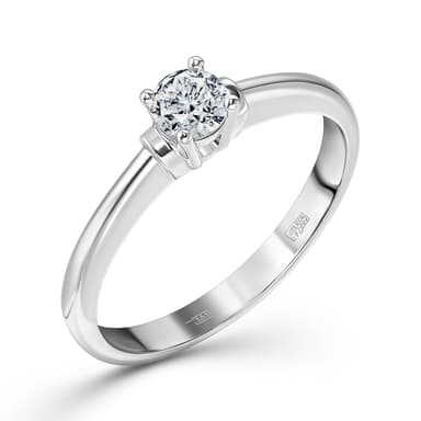 Кольцо ALROSA из золота 585 с бриллиантами