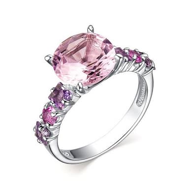 Кольцо Алькор из серебра 925 с кристаллами swarovski
