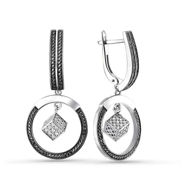 Серьги Primo Prezioso из золота 585 с бриллиантами