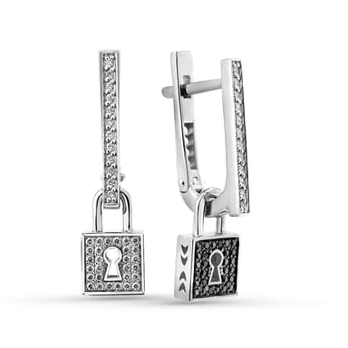 Серьги Primo Prezioso из золота 585 с бриллиантами