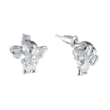 Серьги "Слон" Element 47 из серебра 925 с фианитами