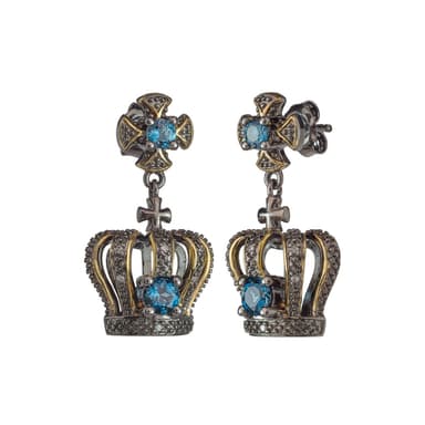 Серьги Style Avenue из серебра 925 с топазами