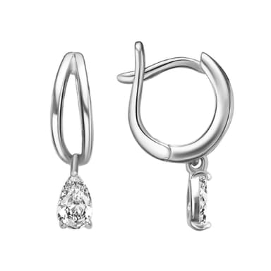 Серьги Veronika из серебра 925 с фианитами